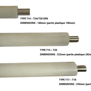cannelure blanche très petit débit - pour des graines fines comme du sable ou de la poudre