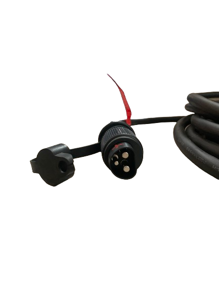 prise 3 plots branchée à la batterie du tracteur