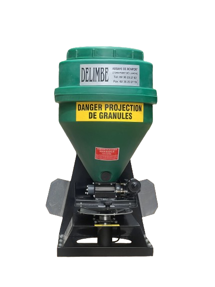 Esparcidor de babosas y semillas pequeñas T24 adaptado al sistema DPA,