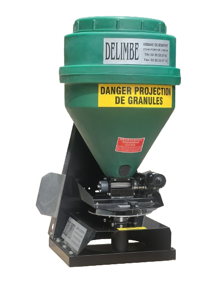 Esparcidor de babosas y semillas pequeñas T24 adaptado al sistema DPA,