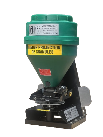 Esparcidor de babosas y semillas pequeñas T24 adaptado al sistema DPA,