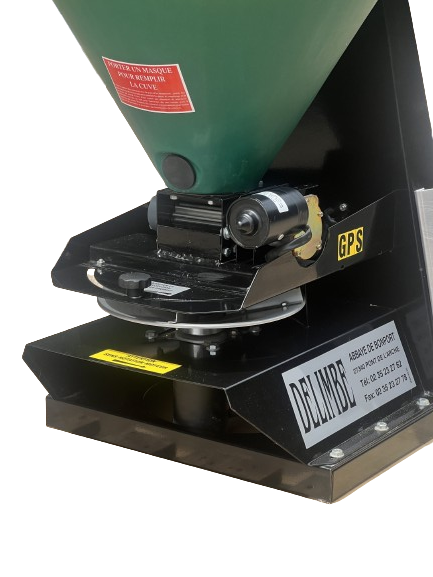 Esparcidor de babosas y semillas pequeñas T24 adaptado al sistema DPA,